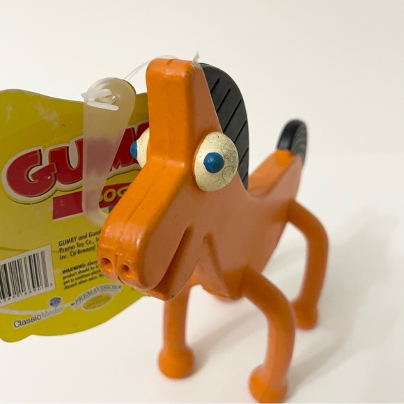 Gumby Pokey Bendable Rubber Dog Toy Multipet - Picture 2 of 16